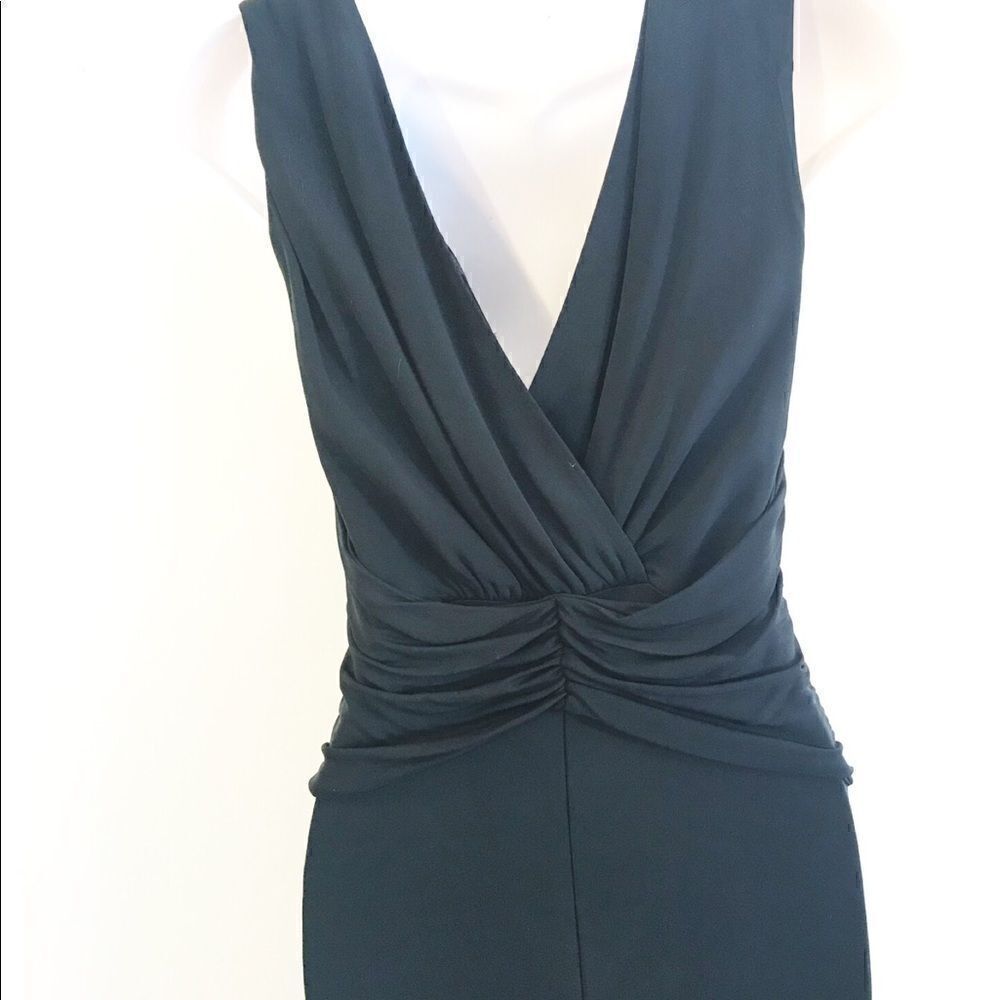 Banana Republic Black v-Neck Gown - Picture 6 of 7